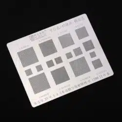 Amaoe Universele Soldeer Template Bga Reballing Stencil Multi Functie Bga Stencil 0.30.350.40.5Parallel45 Graden Gat-0-شابلون همه کاره آمئو مدل Amaoe universal stencil