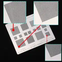 Amaoe Universele Soldeer Template Bga Reballing Stencil Multi Functie Bga Stencil 0.30.350.40.5Parallel45 Graden Gat-0-شابلون همه کاره آمئو مدل Amaoe universal stencil