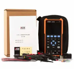 VICTOR 240S China handheld Oscilloscope 2CH Channel 40MHz 125MSas Sampling Rate Dual-Channel multimeter Storage signal souce-0-اسیلوسکوپ دستی ویکتور مدل VICTOR 240S