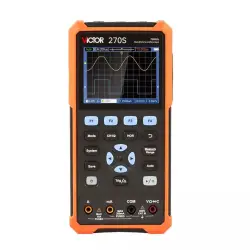 VICTOR 270S Handheld Oscilloscope And Multimeter And Signal Generator 3 in 1Function 70MHz Dual Channel 4 12 Display 250M Sas-0-اسیلوسکوپ دستی ویکتور مدل VICTOR 270S
