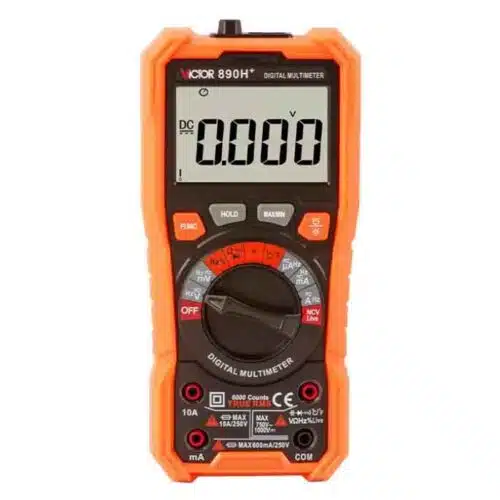 VICTOR 890H+ 6000 Counting Auto-Range Tester True RMS Smart Burn-proof NCV Meter-0-مولتی متر ویکتور مدل Victor 890H Plus