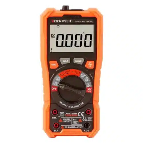 VICTOR 890H+ 6000 Counting Auto-Range Tester True RMS Smart Burn-proof NCV Meter-0-مولتی متر ویکتور مدل Victor 890H Plus