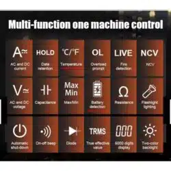 VICTOR 890H+ 6000 Counting Auto-Range Tester True RMS Smart Burn-proof NCV Meter-6-مولتی متر ویکتور مدل Victor 890H Plus