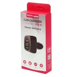 شارژر فندکی تسکو مدل TSCO TCG35 به همراه کابل تبدیل MicroUSB ASRTOOLS