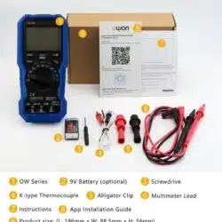 مولتی متر بلوتوث دار و دیتالاگر اوون مدل OWON OW18E عصرتولز