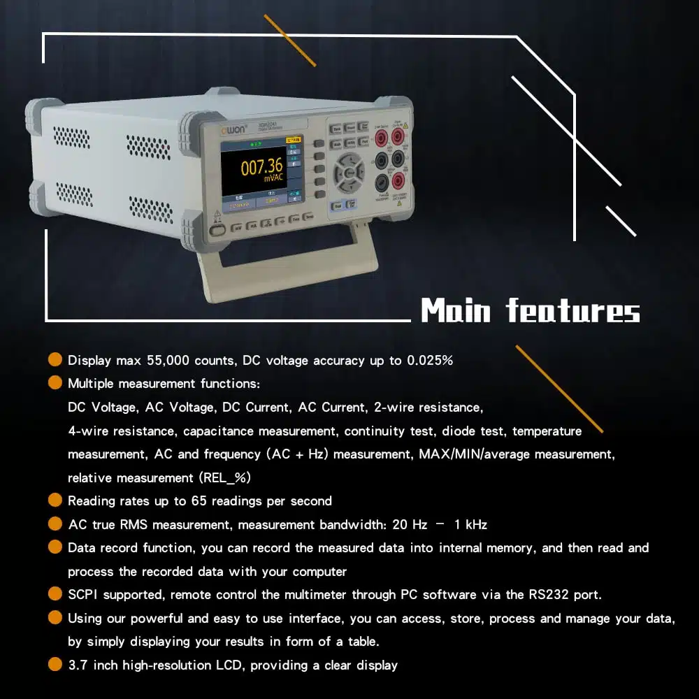 مولتی متر دیجیتال رومیزی اوون مدل OWON XDM-2041