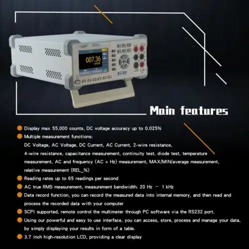 مولتی متر دیجیتال رومیزی اوون مدل OWON XDM-2041 عصرتولز