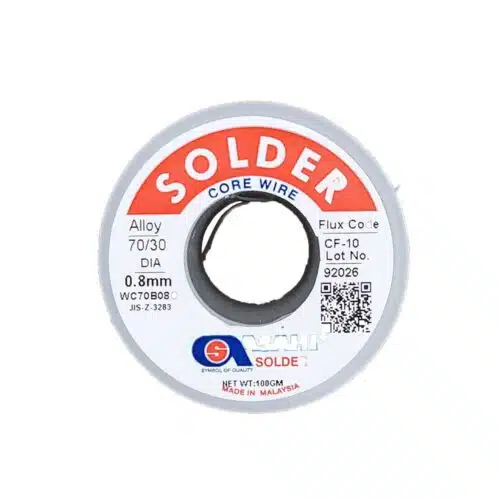 سیم لحیم آساهی مدل asahi 0.8mm 100gr 70/30 عصرتولز