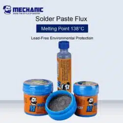 60g MECHANIC Solder Flux 138 Original Low Temp Splitter Advance No Clean Welding Tin Soldering Splitter for iPhone BGA Repair V8B45-0-خمیر قلع 138 درجه مکانیک مدل MECHANIC V8B45 وزن 60 گرم