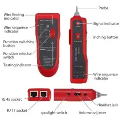 تستر کابل و زوج یاب مدل WIRE TRACKER TM-9
