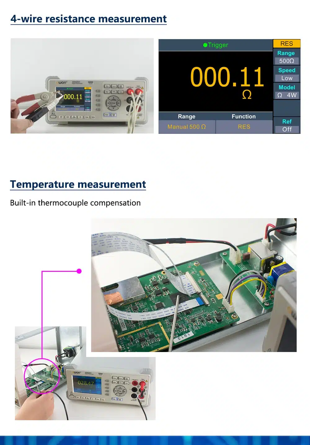 مولتی متر دیجیتال رومیزی اوون مدل OWON XDM-2041