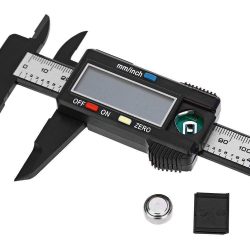 Digital Caliper Measuring Tool, CACHOR 0-6 Vernier Caliper - 150mm Electronic Micrometer Caliper with Large LCD Screen, Auto-Off, Inch Millimeter Conversion-0-کولیس دیجیتال مدل 150mm
