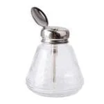 GLASS ALCOHOL BOTTLE DKT-18A 180ML-0-جا الکلی پمپی شیشه ای مدل DKT-18A حجم 180 میلی لیتر