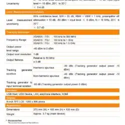 اسپکتروم آنالایزر دیجیتال اوون مدل OWON XSA815TG ASRTOOLS