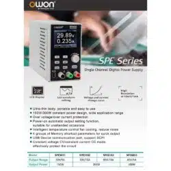 OWON SPE Programmierbare DC Netzteil SPE6053 Einstellbare Spannung Regler Mini Labor Netzteil-0-منبع تغذیه دیجیتال قابل برنامه ریزی اوون مدل OWON SPE6053