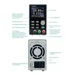 OWON SPE6102 Power supply programmable laboratory; Ch 1; 0÷60VDC; 0÷10A; 200W-0-منبع تغذیه دیجیتال قابل برنامه ریزی اوون مدل OWON SPE6102