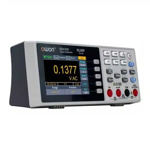 Owon XDM1041 USBRS232 Digital Multimeter 55000 Counts High Accuracy Universal Desktop Multimeters Meter With 3.5Inch LCD Screen-0-مولتی متر دیجیتال رومیزی اوون مدل OWON XDM1041
