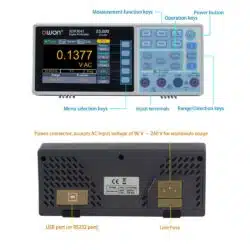 Owon XDM1041 USBRS232 Digital Multimeter 55000 Counts High Accuracy Universal Desktop Multimeters Meter With 3.5Inch LCD Screen-0-مولتی متر دیجیتال رومیزی اوون مدل OWON XDM1041