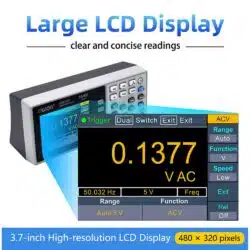 Owon XDM1041 USBRS232 Digital Multimeter 55000 Counts High Accuracy Universal Desktop Multimeters Meter With 3.5Inch LCD Screen-0-مولتی متر دیجیتال رومیزی اوون مدل OWON XDM1041