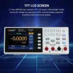 Owon XDM1041 USBRS232 Digital Multimeter 55000 Counts High Accuracy Universal Desktop Multimeters Meter With 3.5Inch LCD Screen-0-مولتی متر دیجیتال رومیزی اوون مدل OWON XDM1041