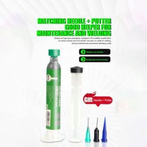 Relife RL-403S Welding Paste 183C Medium Temperature Solder Paste Flux 10CC Tin Liquid BGA Soldering Magnetic Fluxes PCB Repair-0-خمیر قلع سرنگی ریلایف مدل RELIFE RL-403S