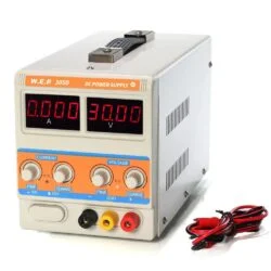 WEP 305D-III 30V 5A variable regulated dc power supply-0-منبع تغذیه وپ مدل W.E.P 305D-III