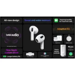 هدفون بی‌ سیم اپل مدل Apple AirPods 3 asrtools