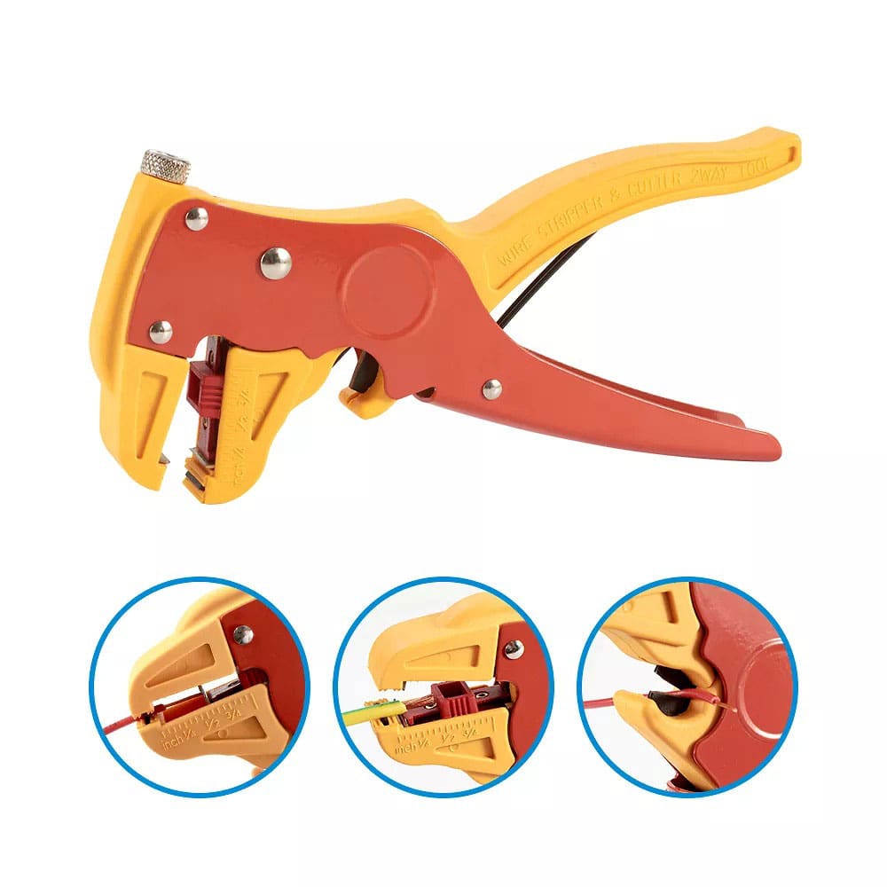 proskit cp-080e wire stripping tool and cutting-0-انبر سیم لخت کن کلاغی پروسکیت مدل Proskit CP-080E