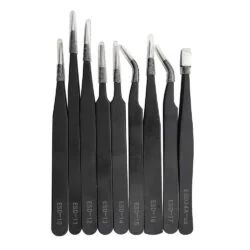 anti-static-tweezers-nine-piece-sets-esd-9-0-مجموعه 9 عددی پنس آنتی استاتیک مدل ESD-9