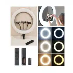 رینگ لایت 18 اینچ مدل YQ-460B به همراه پایه 2 متری asrtools
