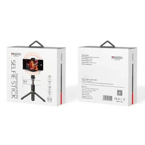 رینگ لایت و پایه نگهدارنده گوشی موبایل یسیدو مدل yesido SF12 asrtools