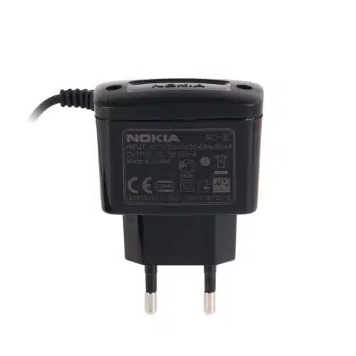 شارژر سوزنی نوکیا مدل NOKIA AC-3E عصرتولز