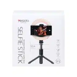 رینگ لایت و پایه نگهدارنده گوشی موبایل یسیدو مدل yesido SF12 asrtools