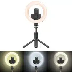 رینگ لایت و پایه نگهدارنده گوشی موبایل یسیدو مدل yesido SF12 asrtools