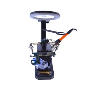 ذره بین گیره دار و پایه هویه مدل TE-803 ASRTOOLS