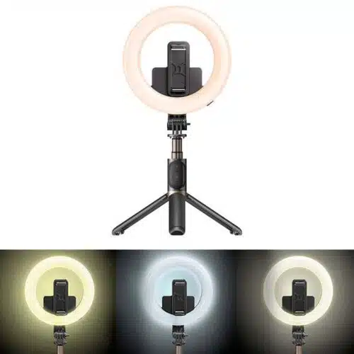 رینگ لایت و پایه نگهدارنده گوشی موبایل یسیدو مدل yesido SF12 asrtools