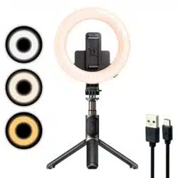 رینگ لایت و پایه نگهدارنده گوشی موبایل یسیدو مدل yesido SF12 asrtools