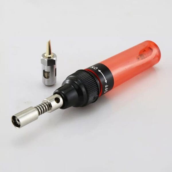 BESTOOL BST-100 Mini Micro Soldering Tool Gas Soldering Iron Welding Torch cordless 200W Pen Type-0-هویه گازی بست مدل BEST BST-100 مجموعه 4 عددی