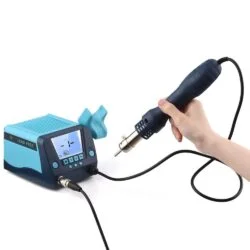Bakon BK881 2-in-1 Soldering Station & Soldering Gun Multifunctional Digital Rework Station Hot Air Gun Soldering and Desoldering Tool LCD Display-0-هیتر و هویه باکون مدل Bakon BK881