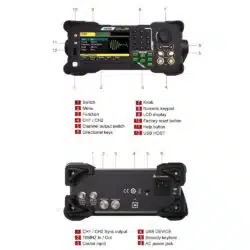 Hantek HDG3042B Digital Arb Waveform Generator 2CH DDS Frequency Meter 300MSas Function Signal Generator-0-سوئیپ فانکشن ژنراتور هانتک مدل HANTEK HDG3042B