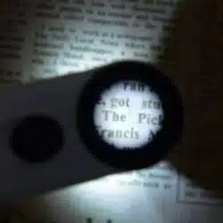 MG6B-1B LED Magnifying Glass Lighted Handheld Magnifier-0-ذره بین دستی مدل MG6B-1B