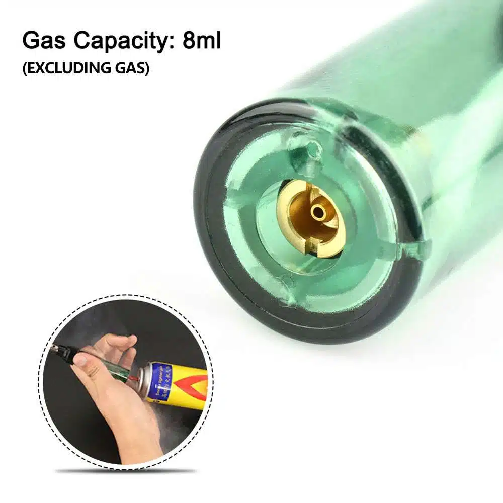 Mini Cordless Torch Soldering Iron Professional Pen Type Burner Butane 8ml Electric Blow Gun Handskit Welding Gas Solder Tools-0-هویه گازی مدل HT-F01 مجموعه 5 عددی