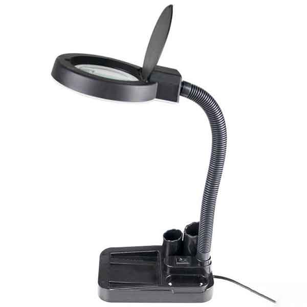 Yaxun YX-138A LED Clip style magnifier lamp-0-ذره بین خرطومی رومیزی LED یاکسون مدل Yaxun YX-138A