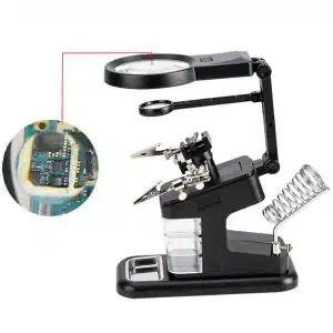 ذره بین گیره دار و پایه هویه مدل TE-803 عصرتولز