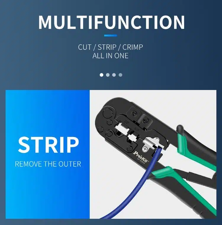 آچار سوکت زن شبکه پروسکیت مدل Proskit CP-376TR