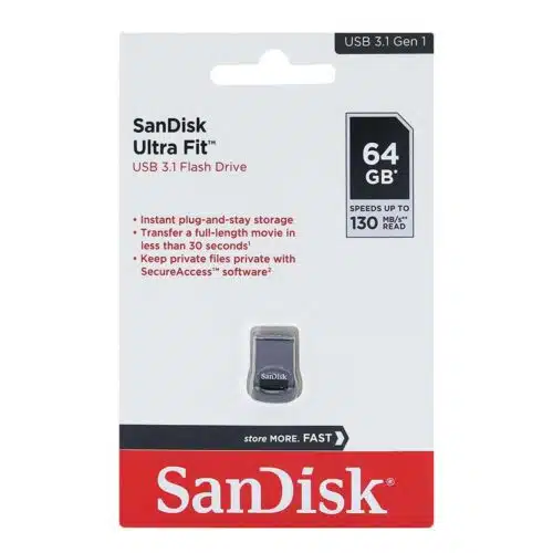 فلش مموری سن دیسک مدل SanDisk Ultra Fit ظرفیت 64 گیگابایت ASRTOOLS