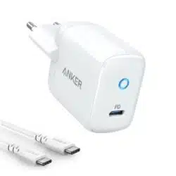 شارژر دیواری انکر مدل ANKER B2019 به همراه کابل USB-C عصرتولز