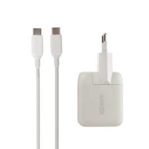 شارژر دیواری انکر مدل ANKER B2019 به همراه کابل USB-C عصرتولز