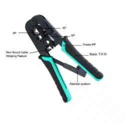 ProsKit CP-376TR 4P6P8P Telecom Crimping Tool-0-آچار سوکت زن شبکه پروسکیت مدل Proskit CP-376TR