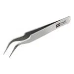 goot ts15 tweezers anti magnetic stainless steel-0-انبر پنس سر کج گات مدل goot TS-15 سایز 115 میلی متر